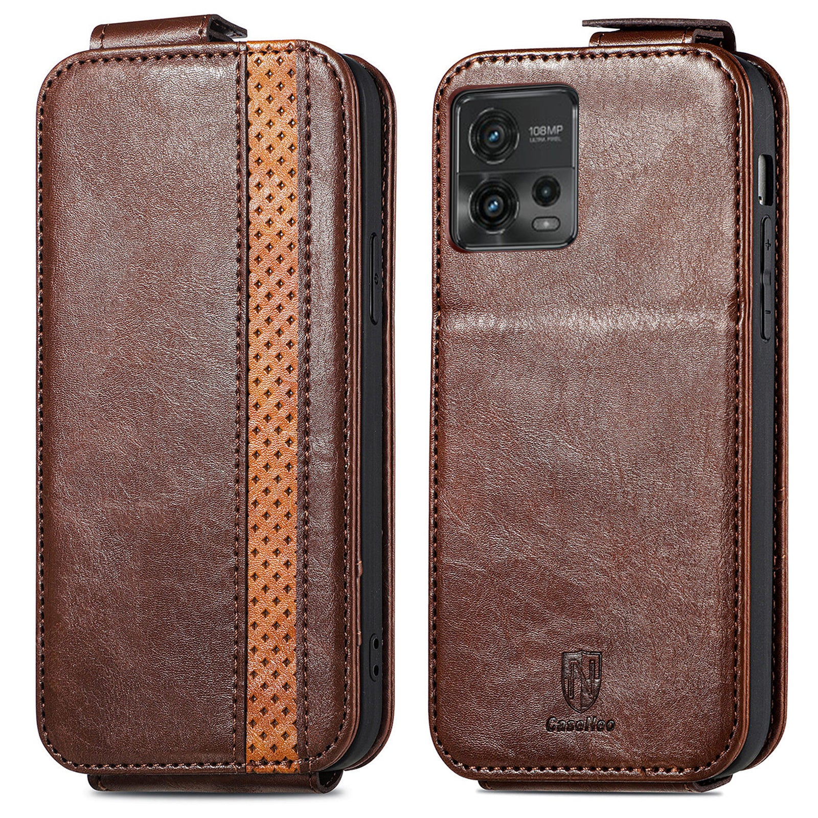 CASENEO 003 Series For Motorola Moto G72 4G Splicing PU Leather Flip Phone Case Stand Card Holder Full Protection Phone Cover CASENEO 003 Series For Motorola Moto G72 4G Splicing PU Leather Flip Phone Case Stand Card Holder Full Protection Phone Cover